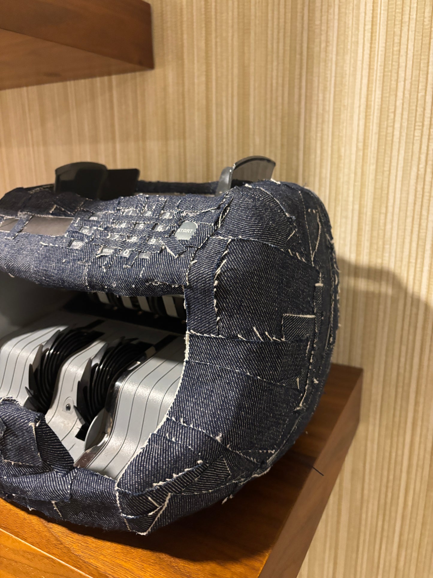 Lot #13 Denim Wrapped Money Counter
